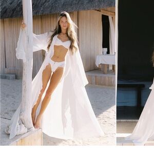 Kat the Label Hanna Robe Ivory